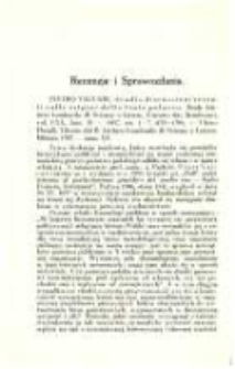 Pietro Vaccari. Studie discussioni recenti sulle origini dello Stato polacco, Milano 1927