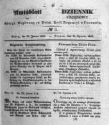 Amtsblatt der Königlichen Regierung zu Posen. 1845.01.21 Nro.3