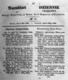 Amtsblatt der K&ouml;niglichen Regierung zu Posen. 1845.05.07 Nro.18