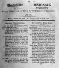 Amtsblatt der K&ouml;niglichen Regierung zu Posen. 1845.05.20 Nro.20