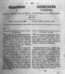 Amtsblatt der K&ouml;niglichen Regierung zu Posen. 1845.06.03 Nro.22