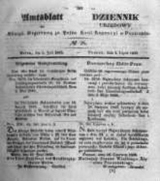 Amtsblatt der K&ouml;niglichen Regierung zu Posen. 1845.07.01 Nro.26