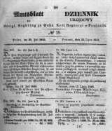Amtsblatt der K&ouml;niglichen Regierung zu Posen. 1845.07.22 Nro.29