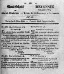 Amtsblatt der K&ouml;niglichen Regierung zu Posen. 1844.10.01 Nro.40