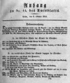 Anhang zu Nr 41. des Amtsblatts