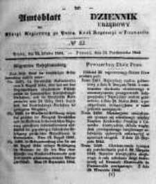 Amtsblatt der K&ouml;niglichen Regierung zu Posen. 1844.10.15 Nro.42