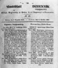 Amtsblatt der K&ouml;niglichen Regierung zu Posen. 1844.12.03 Nro.49