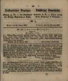 Oeffentlicher Anzeiger. 1854.01.24 Nro.4