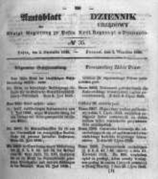 Amtsblatt der K&ouml;niglichen Regierung zu Posen. 1845.09.02 Nro.35