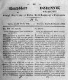 Amtsblatt der K&ouml;niglichen Regierung zu Posen. 1845.10.28 Nro.43