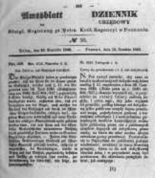 Amtsblatt der K&ouml;niglichen Regierung zu Posen. 1845.12.16 Nro.50