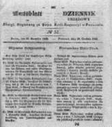 Amtsblatt der K&ouml;niglichen Regierung zu Posen. 1845.12.30 Nro.52