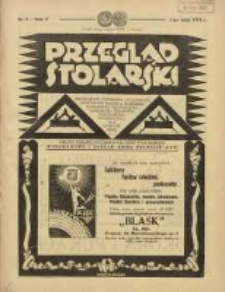 Przegląd Stolarski: dwutygodnik poświęcony zagadnieniom architektury wnętrz a mianowicie: stolarstwu, rzeźbiarstwu, tapicerstwu, tokarstwu, koszykarstwu, zdobnictwu oraz handlowi mebli: organ Związku Polskich Cech&oacute;w Stolarskich 1931.05.01 R.5 Nr9