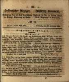 Oeffentlicher Anzeiger. 1854.04.11 Nro.15
