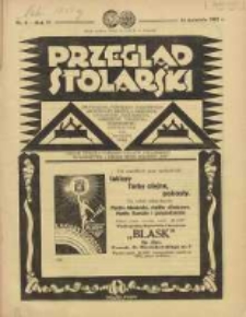 Przegląd Stolarski: dwutygodnik poświęcony zagadnieniom architektury wnętrz a mianowicie: stolarstwu, rzeźbiarstwu, tapicerstwu, tokarstwu, koszykarstwu, zdobnictwu oraz handlowi mebli: organ Związku Polskich Cech&oacute;w Stolarskich 1932.04.16 R.6 Nr8