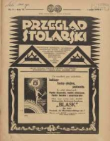 Przegląd Stolarski: dwutygodnik poświęcony zagadnieniom architektury wnętrz a mianowicie: stolarstwu, rzeźbiarstwu, tapicerstwu, tokarstwu, koszykarstwu, zdobnictwu oraz handlowi mebli: organ Związku Polskich Cechów Stolarskich 1932.05.01 R.6 Nr9