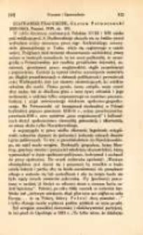 Szafrański Franciszek, Gustaw Potworowski (800-1860), Poznań 1939