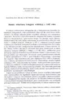 Statuty wikariuszy kolegiaty wiślickiej z 1442 roku