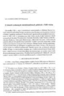 O dw&oacute;ch rzekomych intelektualistach polskich z XIII wieku