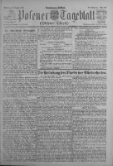 Posener Tageblatt (Posener Warte) 1922.08.22 Jg.61 Nr187