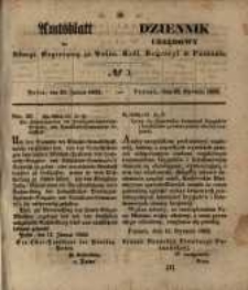 Amtsblatt der Königlichen Regierung zu Posen. 1852.01.20 Nro.3