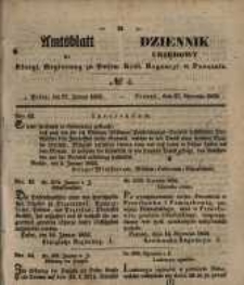 Amtsblatt der K&ouml;niglichen Regierung zu Posen. 1852.01.27 Nro.4