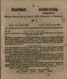 Amtsblatt der K&ouml;niglichen Regierung zu Posen. 1852.02.03 Nro.5