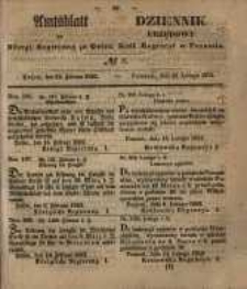 Amtsblatt der K&ouml;niglichen Regierung zu Posen. 1852.02.24 Nro.8