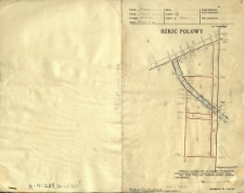 Szkice polowe i podstawowe do sporządzenia map katastralnych wydawanych przez Urząd Skarbowy w Rawiczu z 1938 r.