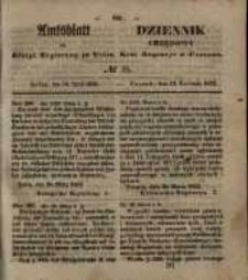 Amtsblatt der K&ouml;niglichen Regierung zu Posen. 1852.04.13 Nro.15