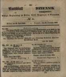Amtsblatt der K&ouml;niglichen Regierung zu Posen. 1852.04.20 Nro.16