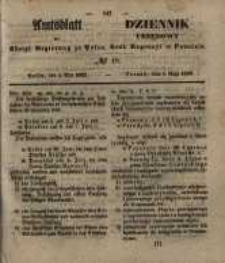 Amtsblatt der K&ouml;niglichen Regierung zu Posen. 1852.05.04 Nro.18