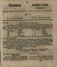 Amtsblatt der K&ouml;niglichen Regierung zu Posen. 1852.05.11 Nro.19
