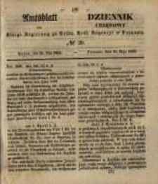 Amtsblatt der Königlichen Regierung zu Posen. 1852.05.18 Nro.20