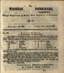 Amtsblatt der K&ouml;niglichen Regierung zu Posen. 1852.06.01 Nro.22