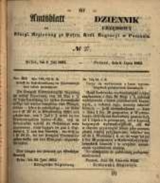 Amtsblatt der K&ouml;niglichen Regierung zu Posen. 1852.07.06 Nro.27