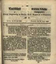 Amtsblatt der K&ouml;niglichen Regierung zu Posen. 1852.07.20 Nro.29
