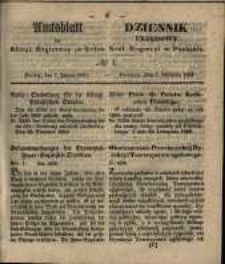 Amtsblatt der K&ouml;niglichen Regierung zu Posen. 1851.01.07 Nro.1