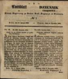 Amtsblatt der K&ouml;niglichen Regierung zu Posen. 1851.01.14 Nro.2