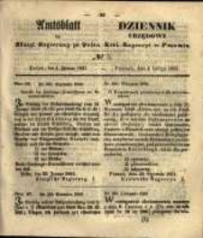 Amtsblatt der K&ouml;niglichen Regierung zu Posen. 1851.02.07 Nro.6
