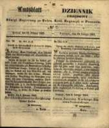 Amtsblatt der K&ouml;niglichen Regierung zu Posen. 1851.02.14 Nro.7