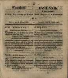 Amtsblatt der K&ouml;niglichen Regierung zu Posen. 1851.02.21 Nro.8