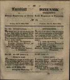 Amtsblatt der K&ouml;niglichen Regierung zu Posen. 1851.03.11 Nro.10