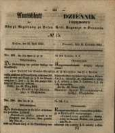 Amtsblatt der Königlichen Regierung zu Posen. 1851.04.15 Nro.15