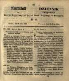 Amtsblatt der K&ouml;niglichen Regierung zu Posen. 1851.05.20 Nro.20