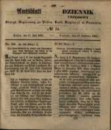 Amtsblatt der Königlichen Regierung zu Posen. 1851.06.17 Nro.24