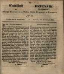 Amtsblatt der K&ouml;niglichen Regierung zu Posen. 1851.08.19 Nro.33