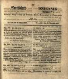Amtsblatt der K&ouml;niglichen Regierung zu Posen. 1851.08.26 Nro.34