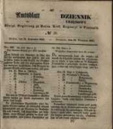 Amtsblatt der K&ouml;niglichen Regierung zu Posen. 1851.09.23 Nro.38