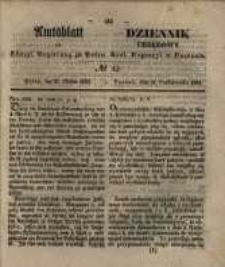 Amtsblatt der K&ouml;niglichen Regierung zu Posen. 1851.10.21 Nro.42